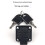 4Pcs Heavy Duty Cabinet Lock Security Cabinet Lock with-Silver 5