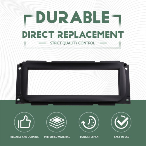Single Din Car Dash Radio Panel with Harness Antenna Kit for  Grand Cherokee 2005+ 1DIN Dash Fascia Frame Plate 1