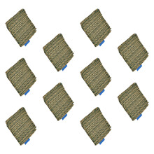 Sturdy Quality Cotton Woven Cup Pad Heat Resistant and-Green 10