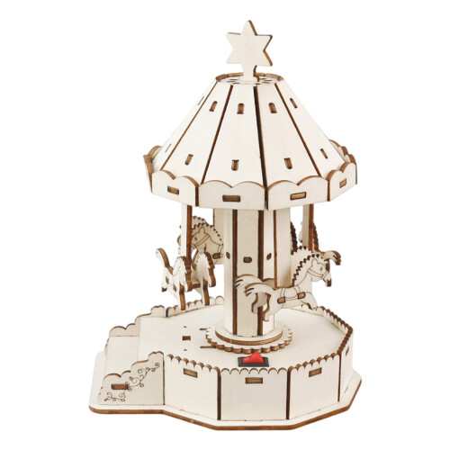 Science Learning Wooden Balance Carousel Educational Set for