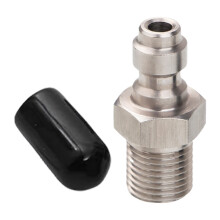 Steel M10x1/ 1/8NPT/ 1/8BSPP Male Threaded Fitting-1 8BSPP