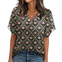 Zomertop voor dames, zonder positie en met-Donkergrijs XL