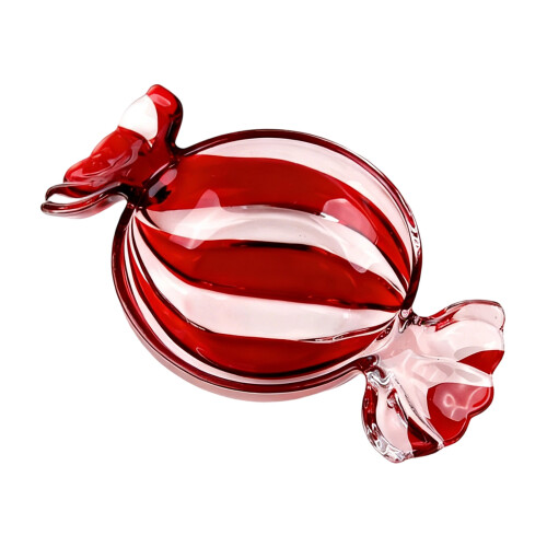 Christmas Platter Dish, Candy Platter Serving Dessert-Red