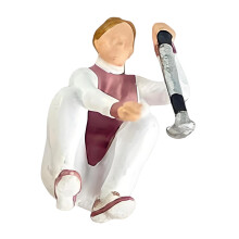 Golf Player Figure Model Dioramas Props 1:64 Scale Hand- 948