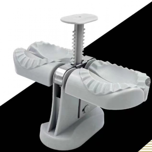 Household Double Head Automatic Dumpling Maker Mould,Dumpling Maker Press with Kneading Pad,Maker for Home,Kitchen,Restaurant 1
