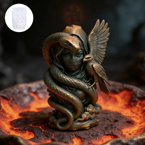 Silicone Mould For Making Hawks And Autumn Leaf Shaped Candle 1