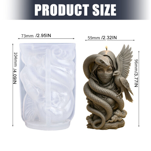 Silicone Mould For Making Hawks And Autumn Leaf Shaped Candle 2