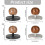 Espresso Tamper Flat Base Espresso Press Tool for Even-Black 51 4