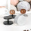 Espresso Tamper Flat Base Espresso Press Tool for Even-Black 58 7