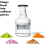 Semi-automatic Food Chopper, Manual Vegetable Cutter, Multi-function Onion & Garlic Dicer, Hand Press Garlic Crusher 2