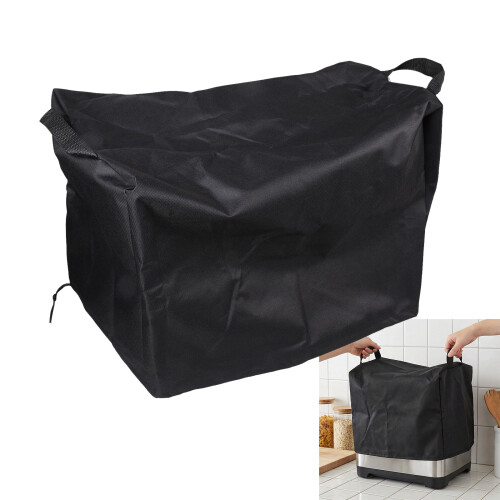 High Density Polyester Deep Fryer Cover for Commercial-Black 2