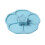 Practical Silicone Cups Cover Sun Flower Shape-Light Blue 4