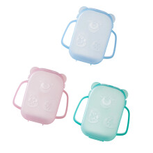 Lekvrije houder voor babyyoghurtzakjes stimuleert-3-delige set