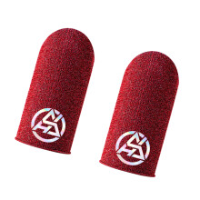 Lichtgewicht zilvervezel tastbare handschoenen Zilvervezel-Rood