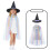 Ensemble d'accessoires de Costume de magicien, 2 pièces, chapeau 2