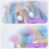 2pcs Wizard Costume for Kids,Witch Cape and Wizard Hat,Halloween 4
