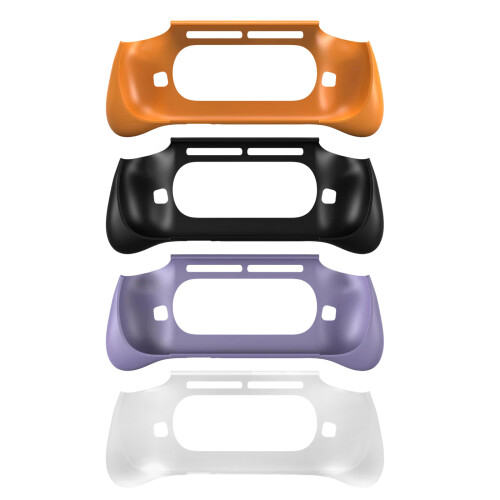 Gaming Accessory for  6 TPU Protective Case Grip Handle-Orange 1