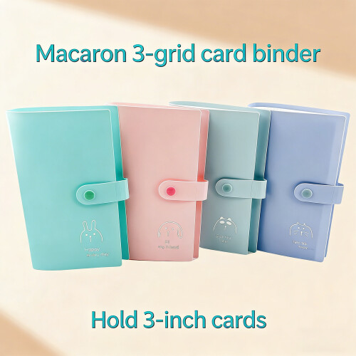 Large Capacity 120 Card Storage Binder Card Protector-Green 2