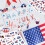 24 Sheets Independence Day Sticker For Notebook Phone Luggage 7