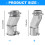 6Pcs Zincs Alloy Offset Connectors for Electrical-1/2'' 4