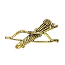 Uniek ontwerp Vintage pijlen thema broche Retro pijlenkoker-Goud