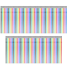 Pinceaux de peinture en plastique-16 cm de couleurs mélangées