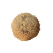 Boule à rouler silencieuse en fourrure de lapin, jouet-1 pièces