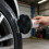 Tire Dressing Applicator Pad Foam-Black splash pattern 5