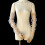 Gants d'opéra chatoyants ornés de perles de cristal et de-Blanc 5