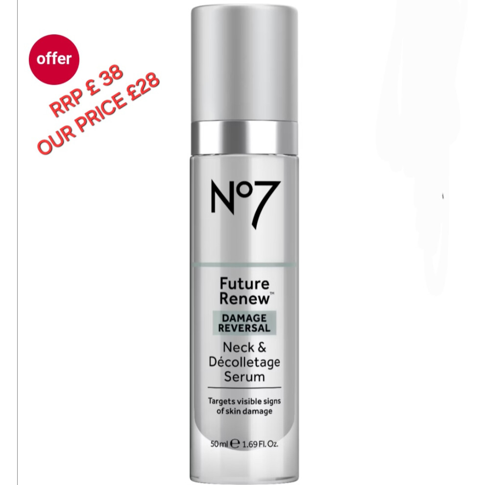 No7 Serum No7 Future Renew Damage Reversal Neck & Décolletage Serum Rrp £38