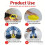 Motorcycle Auto Body Dents Repair Kit 6Pcs Plastic Pullers For 5