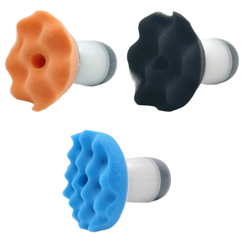 Tire Polishing Applicator With Nonslip-oranges wavy pattern 2