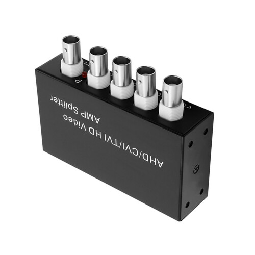 1 In 4 Out AHD CVI TVI Video Distributor Amplifier  For Security