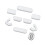 Multiple Layer Baseball Helmet Padding Set For Impacts-White 1