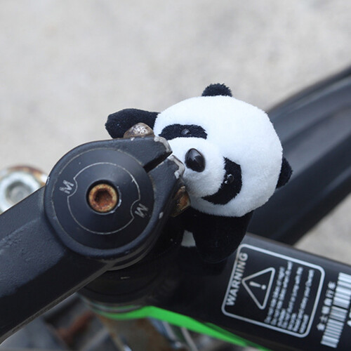 Cartoon Style Panda Handlebars Charm with No Tools-B 1