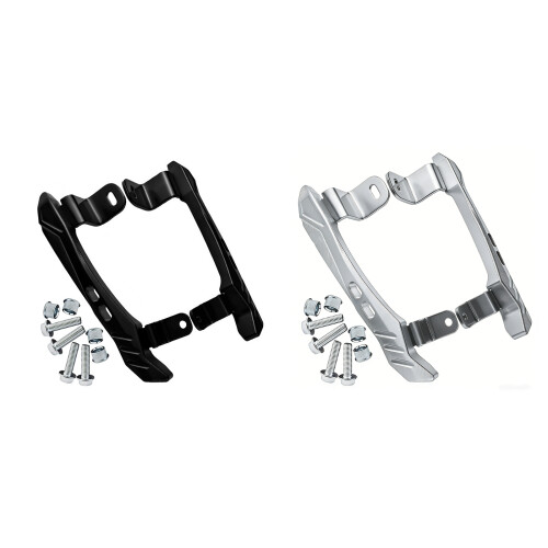 Sturdy Aluminum Motorcycle Backrest Support Quick Fixing-Black 1