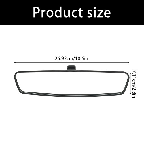 Broad View Rear Mirror Ideal For Midsize Car 2006 2018 Simple 2