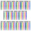 Geassorteerde 100 stuks plastic-8 cm gemengde kleur 1