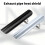 Motorcycle Accessories Exhaust Pipe Guard With Metal-Silver B 6
