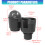 Small Car Organizer with Integrated Cup Holder &-Gray 4