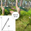 Garden Accessories Tree Stake with Strap Heavy Duty-Silver 3