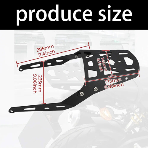 Ergonomic Design Lightweight High Strength Motorcycle Back Seat 2