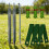 Garden Accessories Tree Stake with Strap Heavy Duty-Silver 6