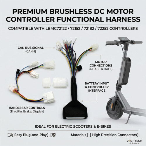 Electric Scooter Speed Controller With Functional Wiring Harness 2