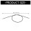 High Quality Metal Plastic Hood Lock Cable For Certain 1998 2004 3