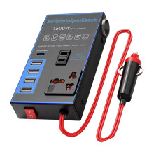 Strong 1500W Truck Converter 12V 24V to 220V Electricity with