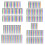 Kids Plastic Paint Brushes Bulk 100Pieces-8cm mixed color 2