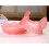 Crystal Glass Chicken Shape Candy Dish,Retro Candy-Glazed Color 4