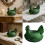 Crystal Glass Chicken Shape Candy Dish,Retro Candy-Glazed Color 7