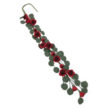 Miniatuur bloemstuk voor 1/12 poppenhuisdecoratie-Rood